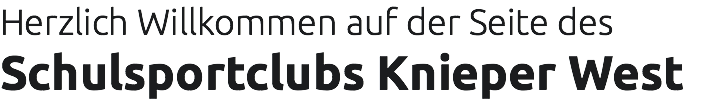 Herzlich Willkommen auf der Seite des Schulsportclubs Knieper West